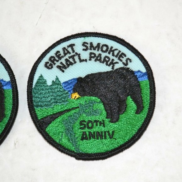 Vintage 1984 Lot of 20 Great Smoky Mountains Patches 50th anniversary NOS - Picture 3 of 5